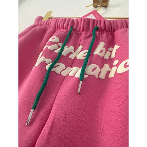Edikted Dramatic Sweatpants Pink y2k trendy aesthetic pants sweats lounge wear - Picture 4 of 9